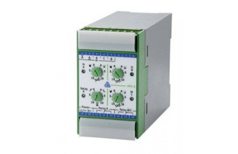 Блок управления уровнем для кондуктивных зондов VNV-2 /24VDC/4A/4D/0750/00