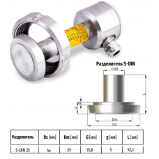 Преобразователи давления IP66 (##0...10Bar/PZ/S-DIN25/RU)