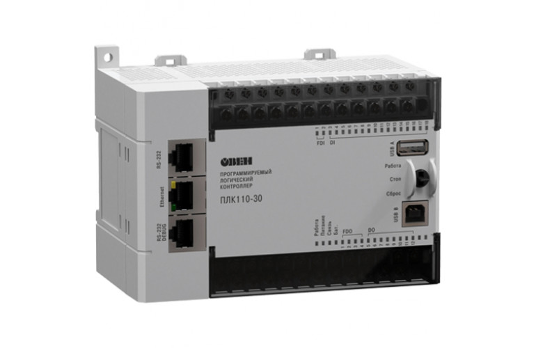 Контроллер для средних систем автоматизации ОВЕН ПЛК110-220.32.Р-L