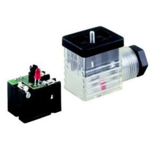 РАЗЪЕМ СОЛЕНОИДА А70 и G70 24V С ИНДИКАЦИЕЙ